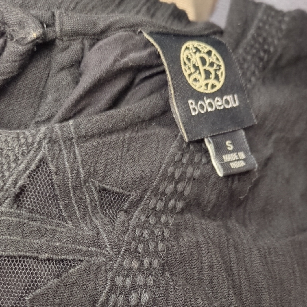 Bobeau Elegant Black Knit Top